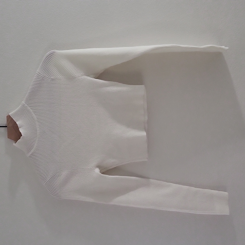 Ribbed Mockneck Long Sleeve